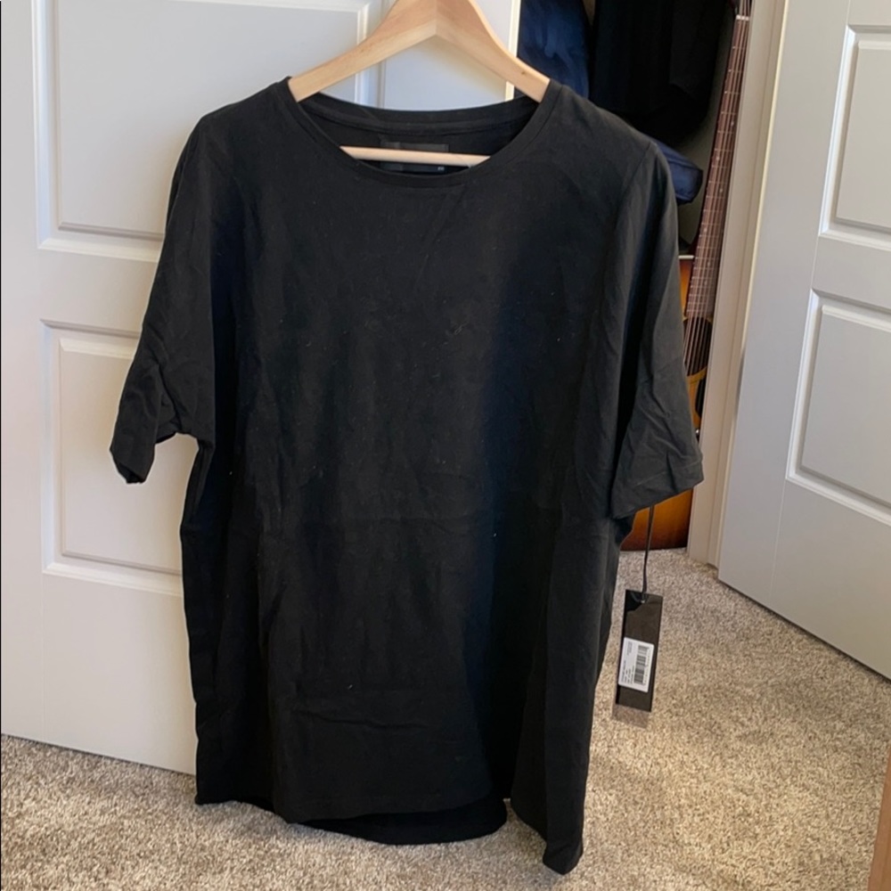 Oversized Kollar shirt, men’s XXL, black